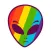 Alien Emoji and UFO Stickers