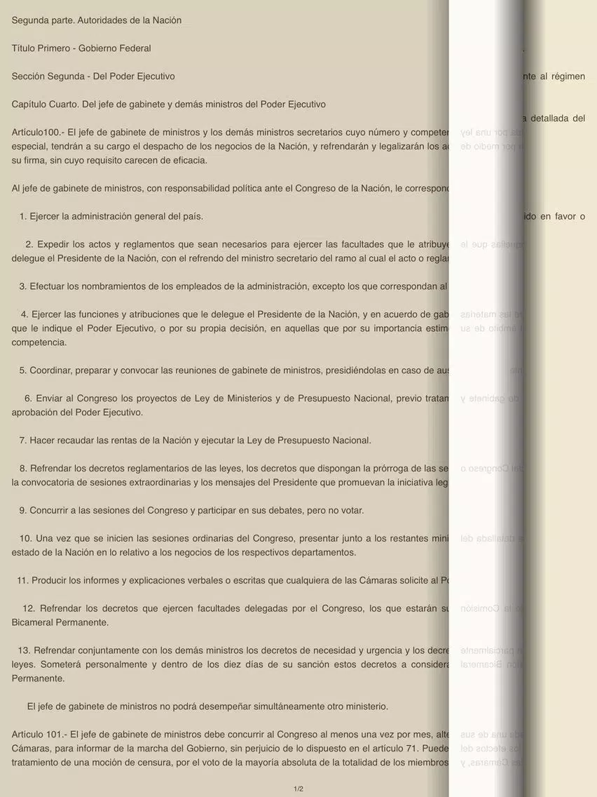 Constitución de la Nación Argentina iPad Screenshots