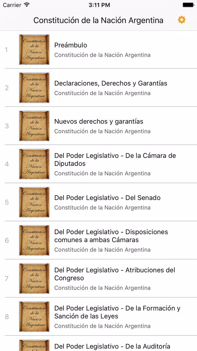 Constitución de la Nación Argentina Screenshots