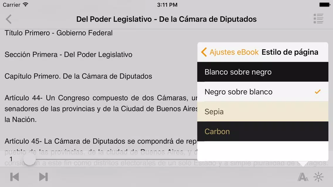 Constitución de la Nación Argentina Screenshots