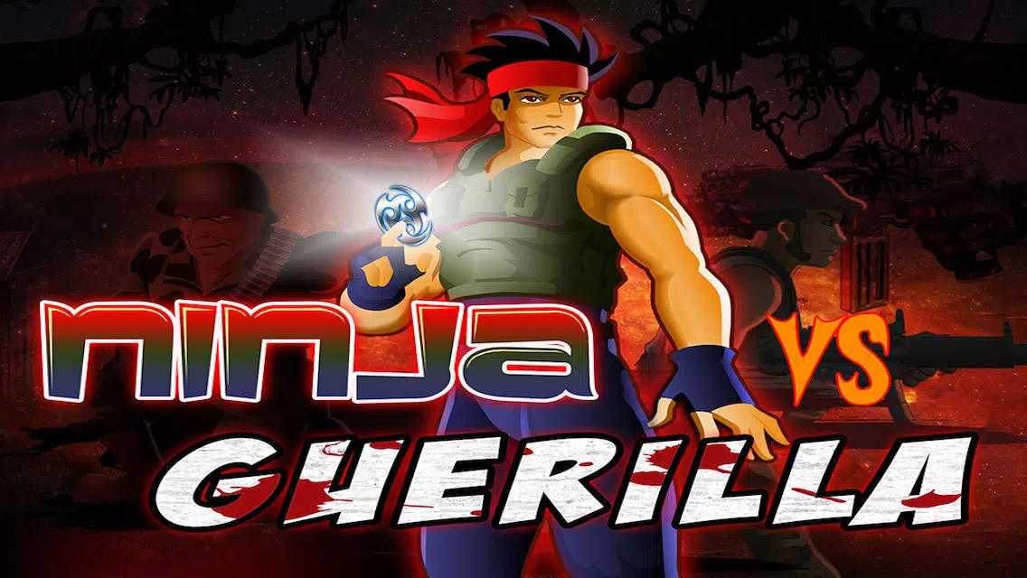 Ninja Vs Guerilla - Shoot Out in the Jungle应用截图