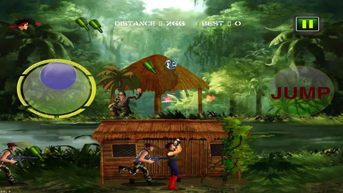 Ninja Vs Guerilla - Shoot Out in the Jungle应用截图