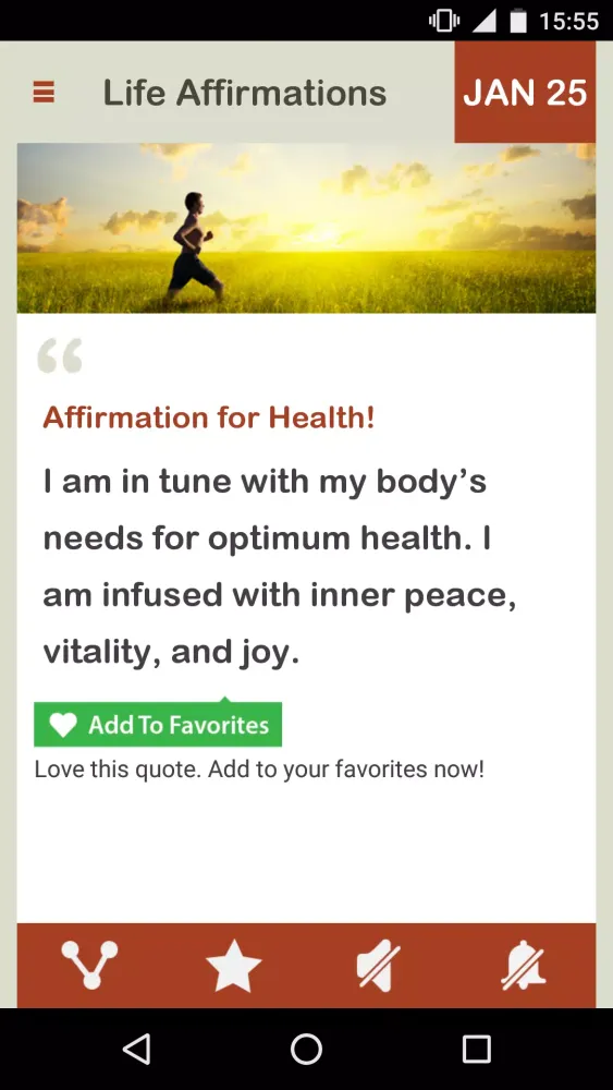 Life Change Affirmations Daily Screenshots
