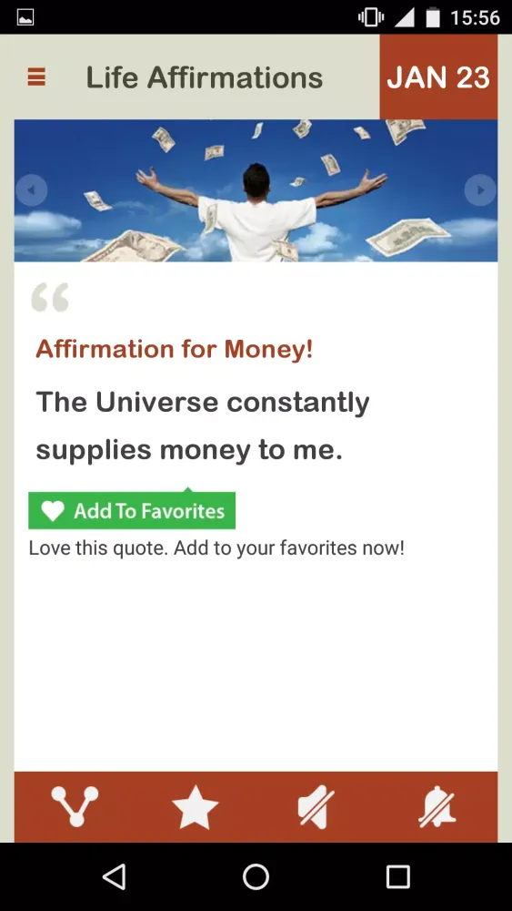 Life Change Affirmations Daily Screenshots