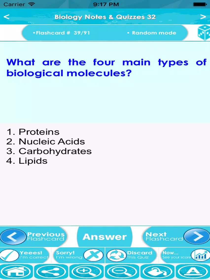 Biology Exam Review : 3200 Quiz & Study Notes iPad Screenshots