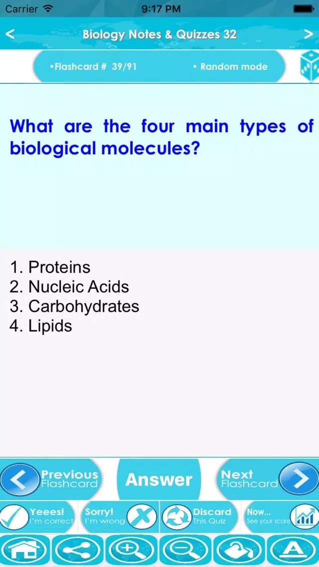 Biology Exam Review : 3200 Quiz & Study Notes Screenshots