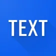Simple text widget