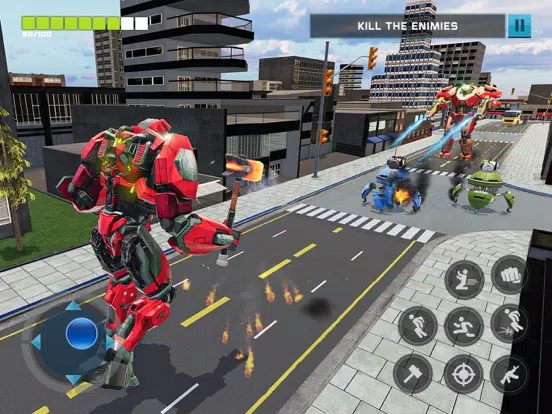 Steel Warrior Robot Wars iPad 應用截圖