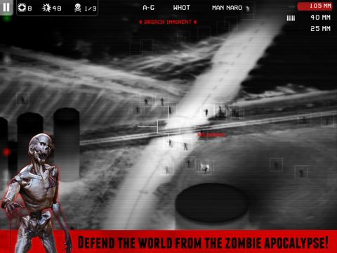Screenshot di Zombie Gunship Free: Gun Down Zombies iPad 