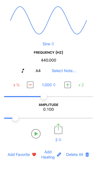 TonePlayer Screenshots