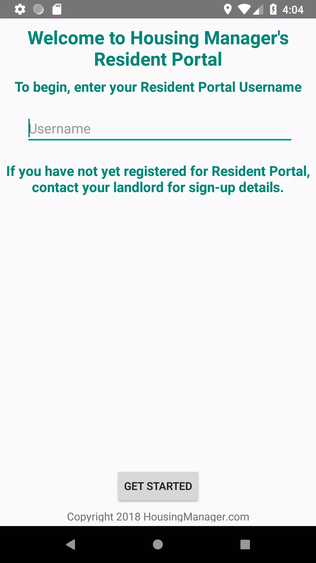 Resident Portal Screenshots
