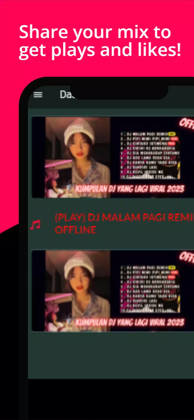 DJ Malam Pagi Remik Offline スクリーンショット