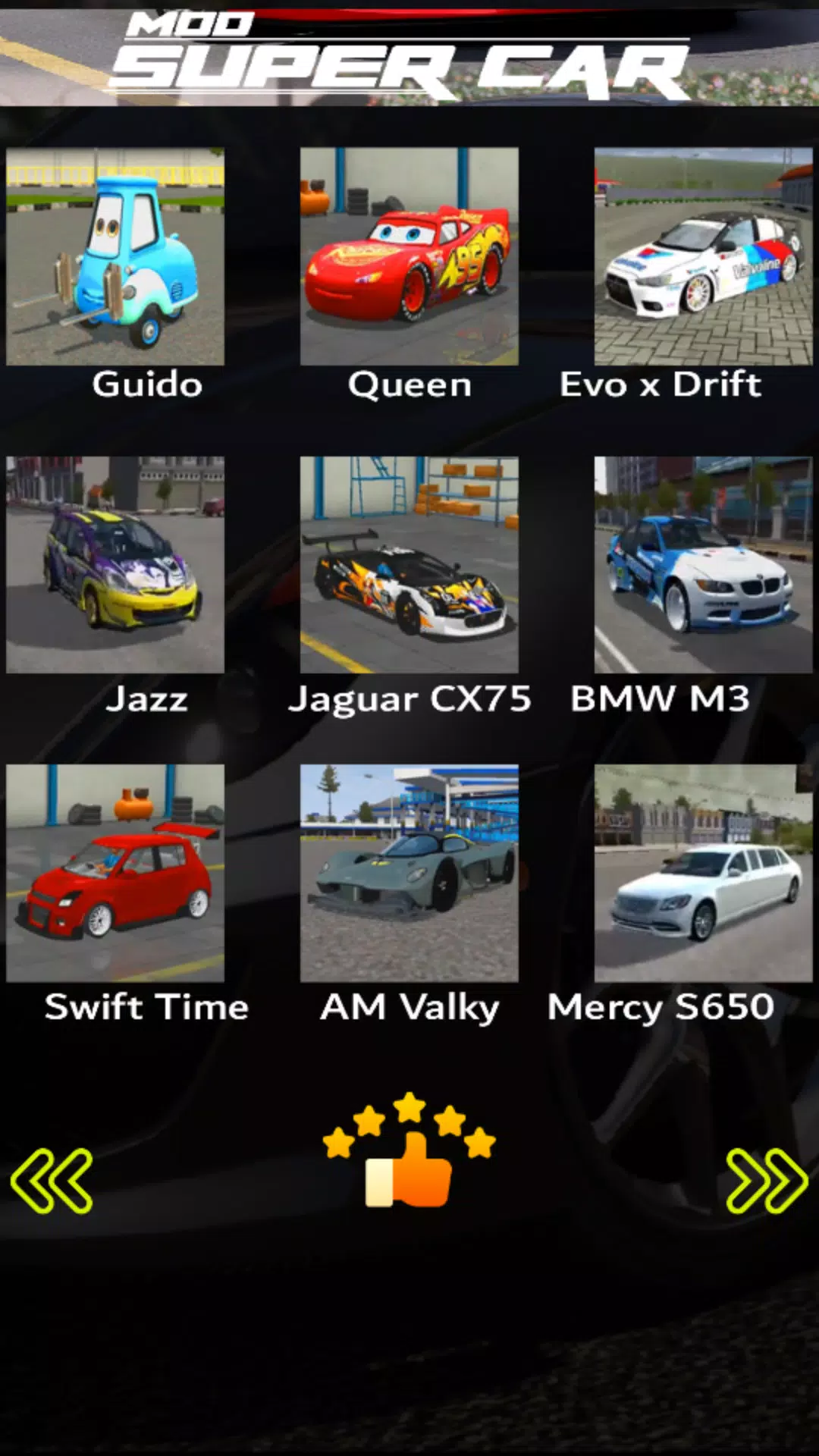 Mod Bussid Supercar Screenshots