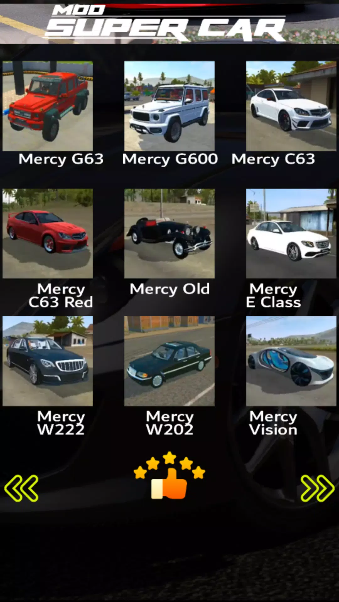Mod Bussid Supercar Screenshots