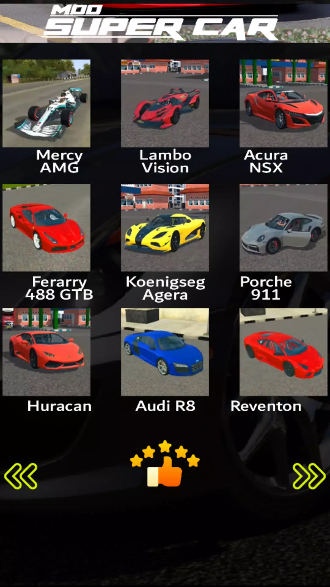 Mod Bussid Supercar Screenshots