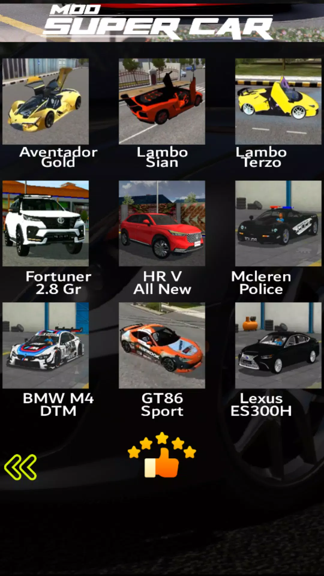 Mod Bussid Supercar Screenshots