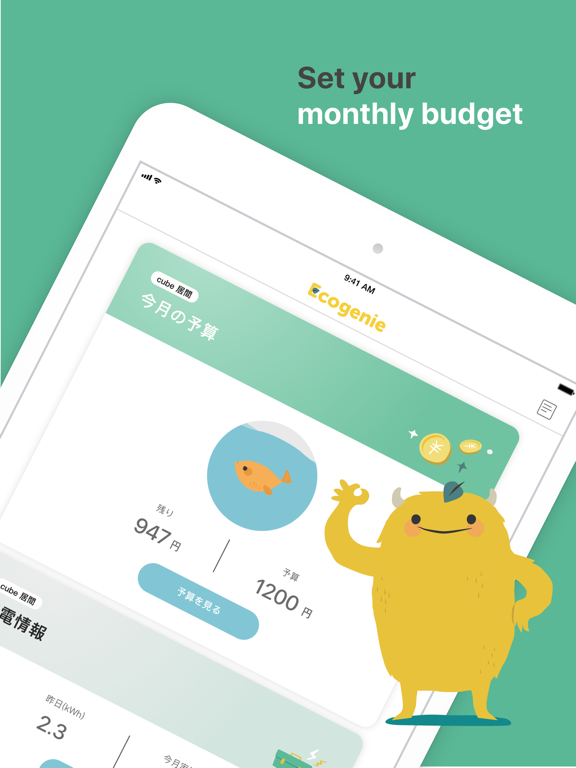 Ảnh chụp màn hình của Ecogenie iPad