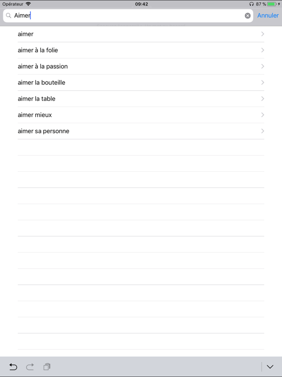 تصاویر Dictionnaire Linternaute iPad
