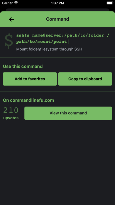 Command Line Fu Screenshots