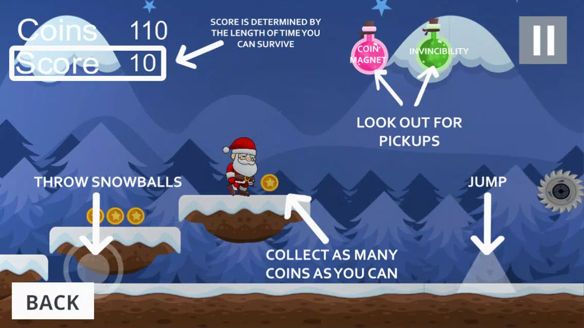 Zrzuty ekranu Santa Snow Run