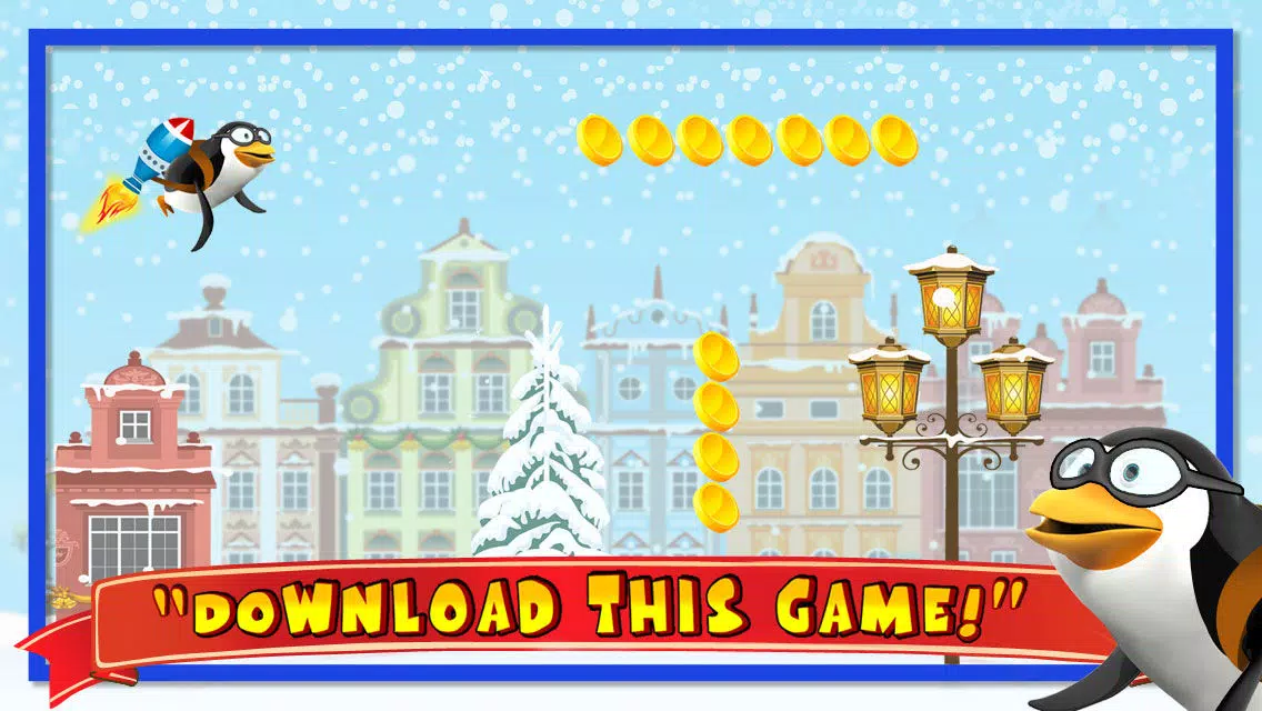 Impossible Rocket Penguin Snow Jumping Free - Flappy Bird Edition应用截图