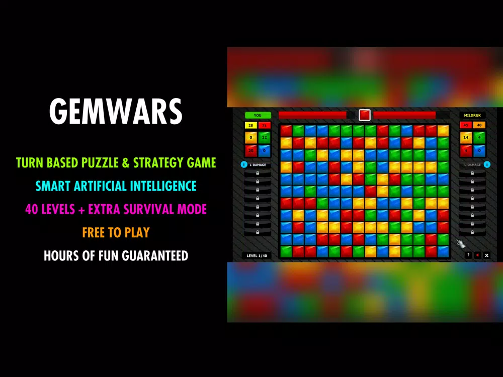 Gemwars LITE iPad Screenshots