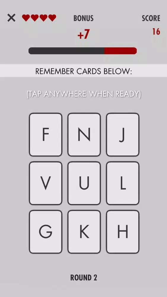 Brain Cards Game Screenshots