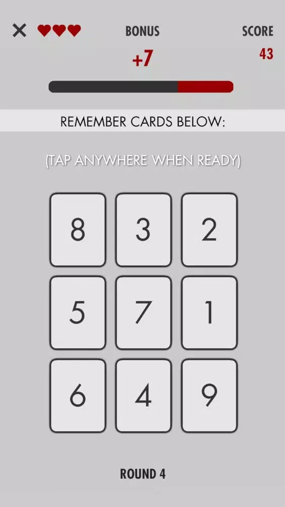 Brain Cards Game Screenshots