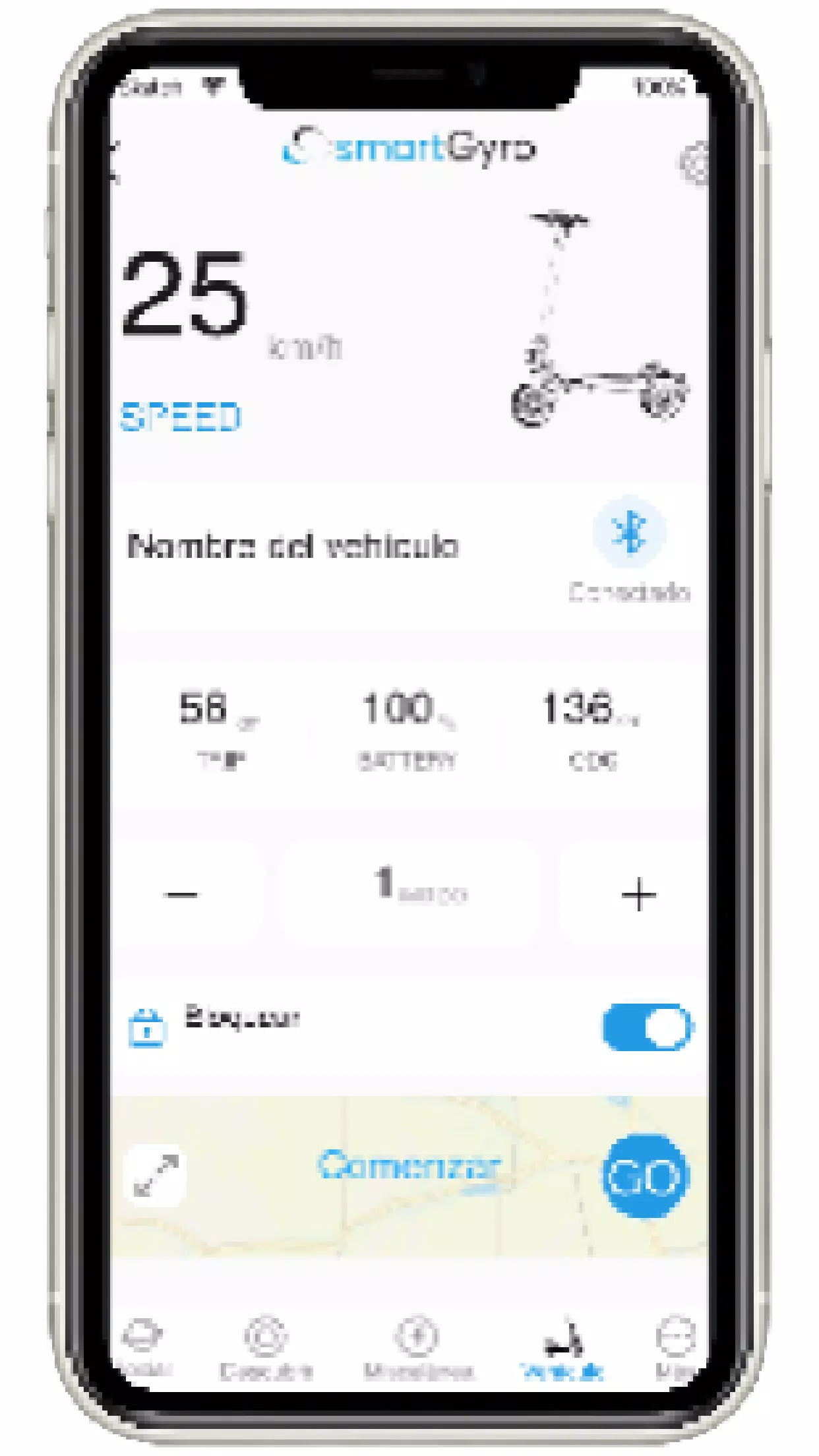 Tangkapan layar smartGyro NEO