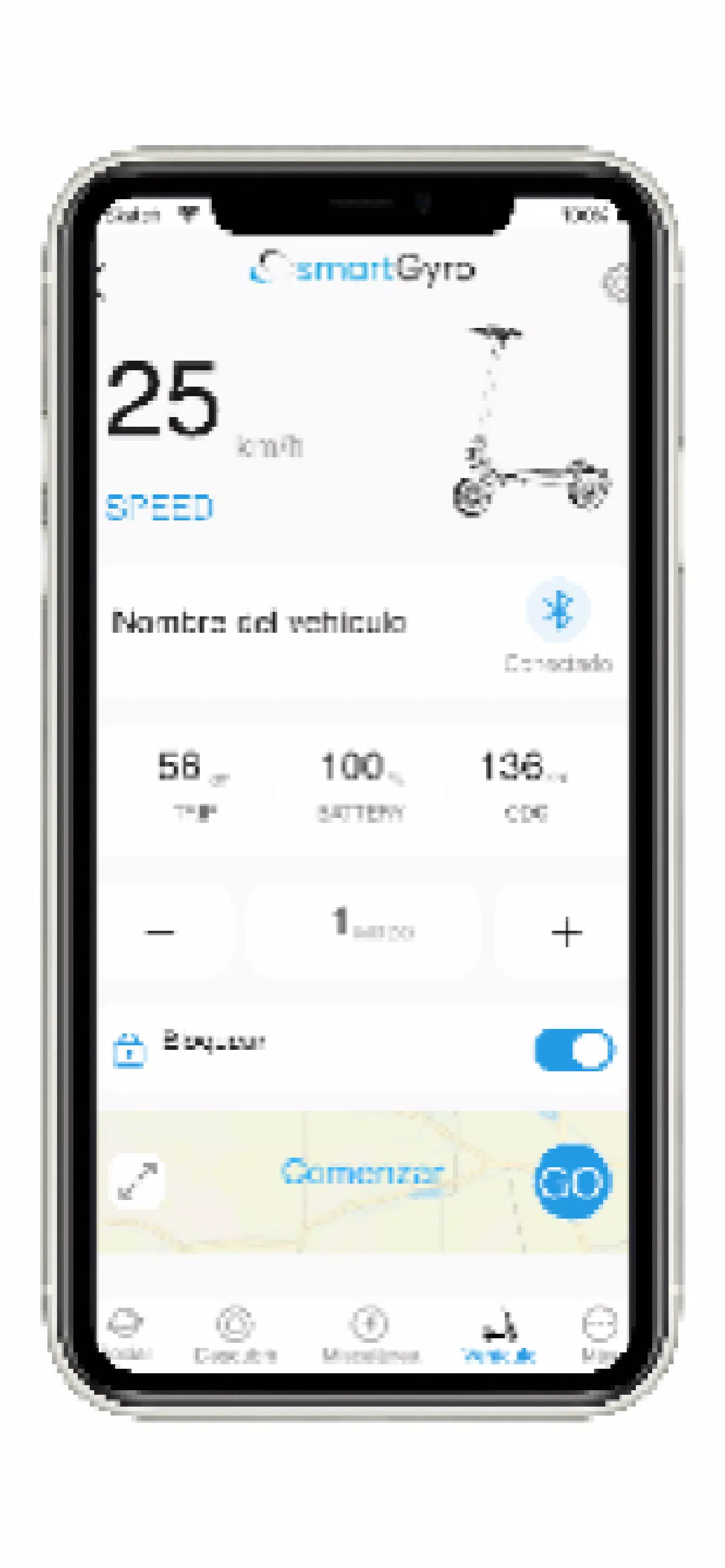 Tangkapan layar smartGyro NEO