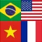 Flags of countries: Quiz Game