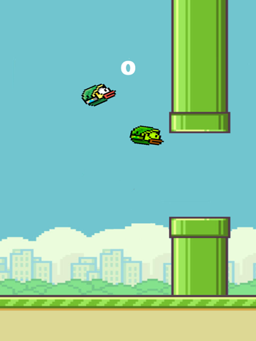 Capturas de tela do Flappy 2 Players iPad 