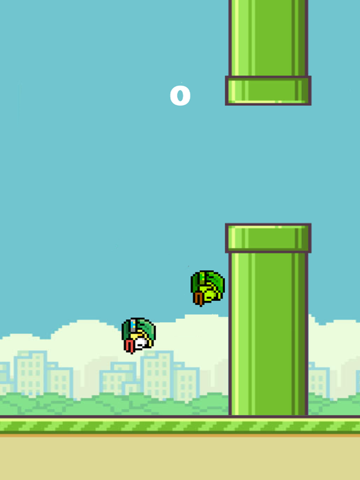Capturas de tela do Flappy 2 Players iPad 
