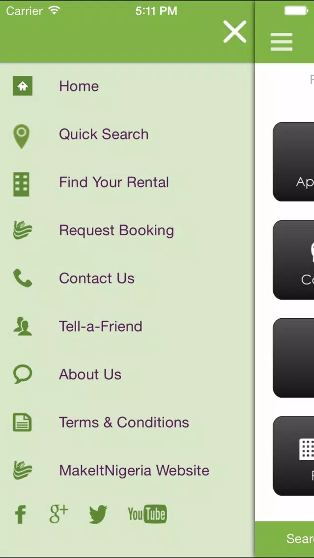 MakeItNigeria Apartment, Car & Hotel Rentals Screenshots