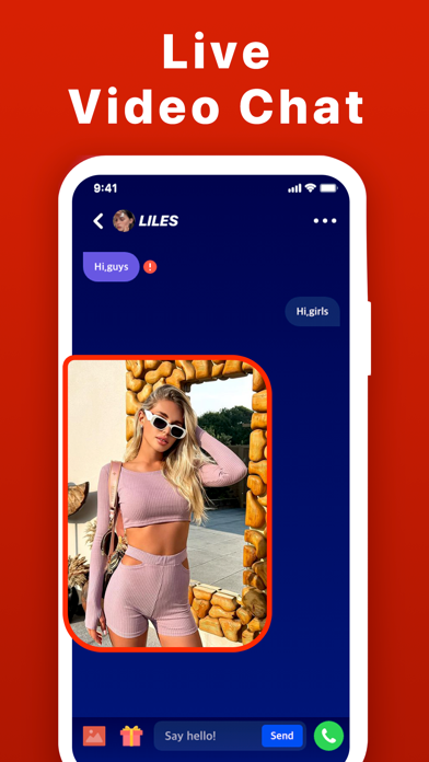 Super Chat-Live Video Chat App Screenshots