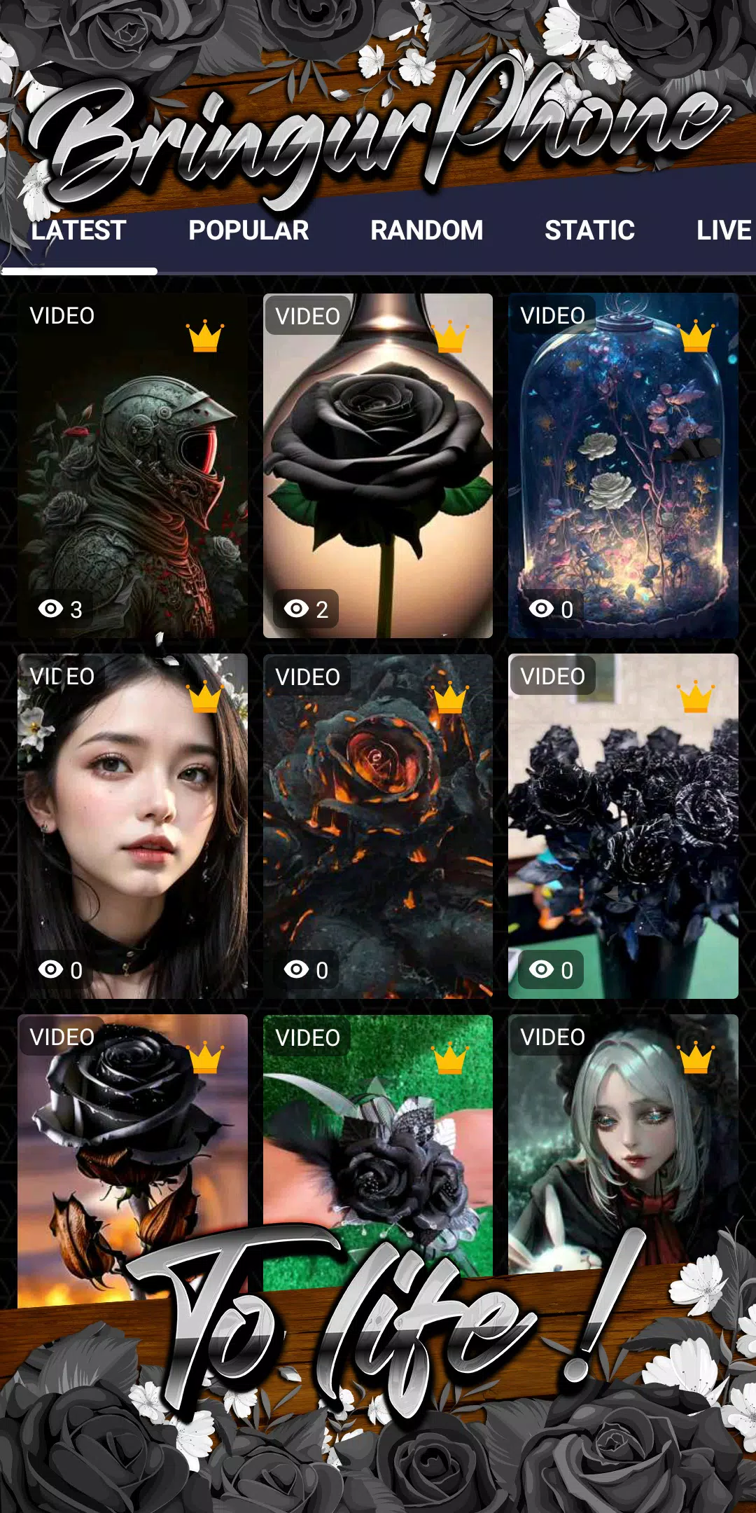 black rose wallpaper Screenshots