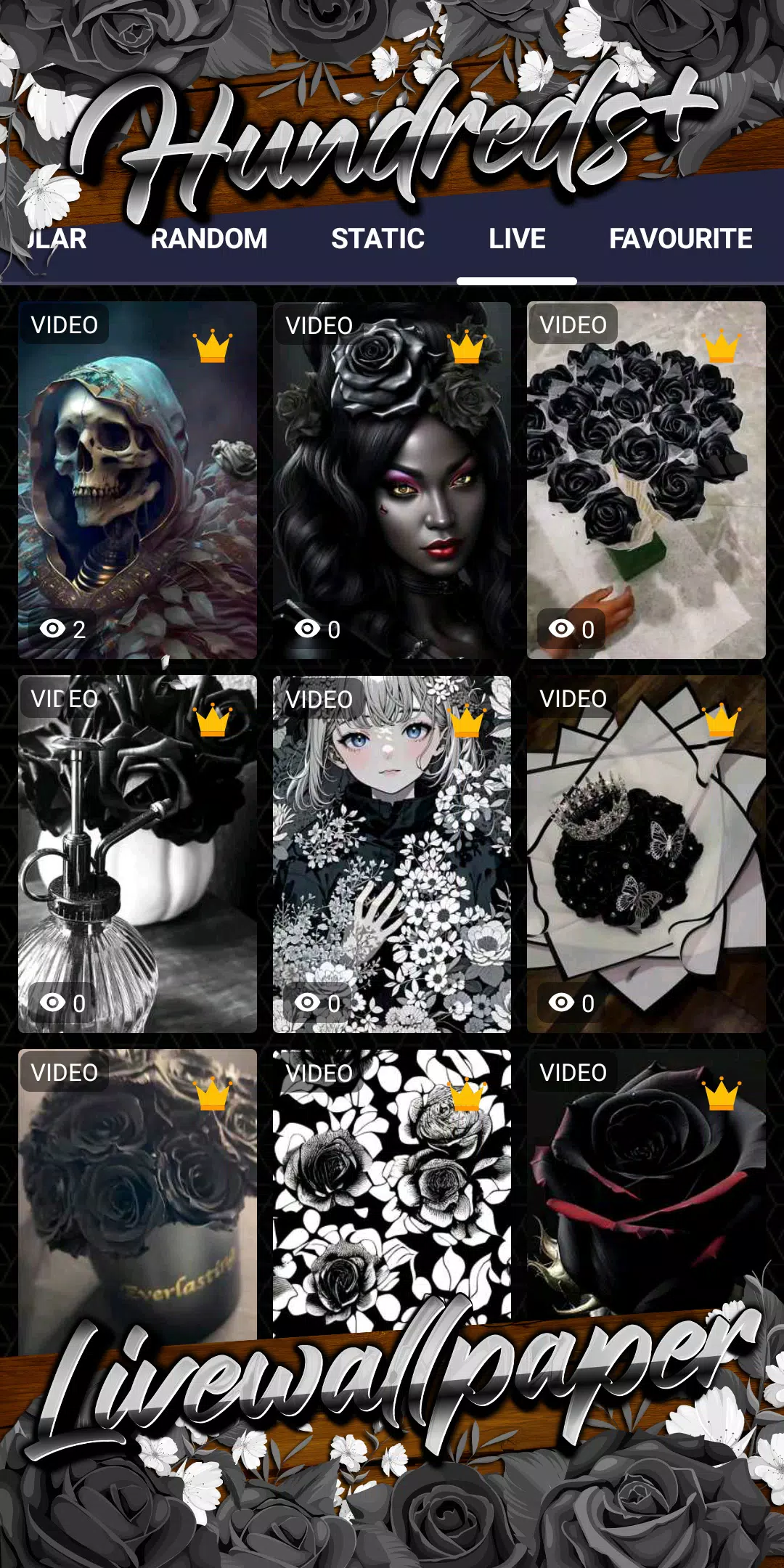 black rose wallpaper Screenshots
