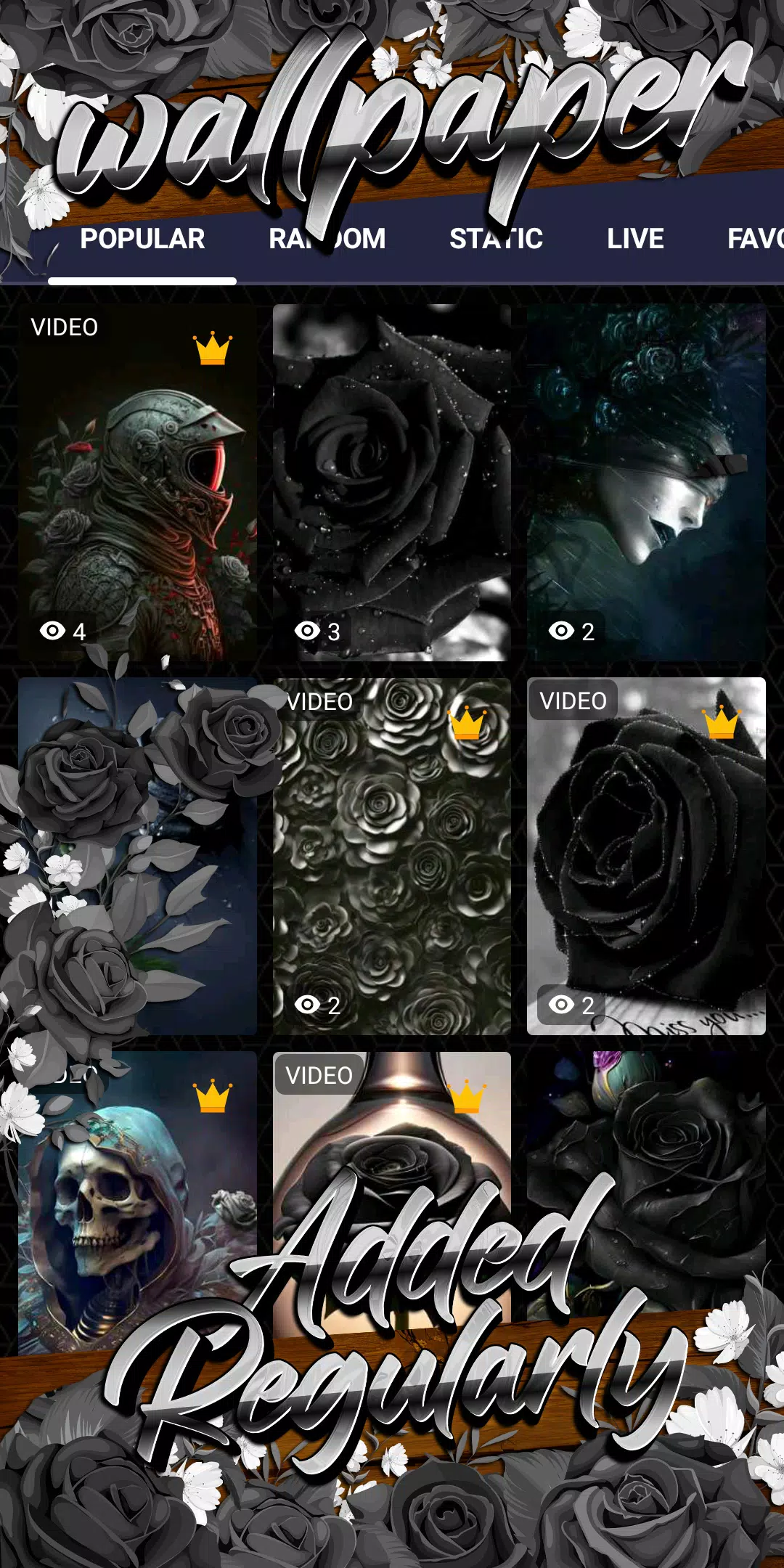 black rose wallpaper Screenshots