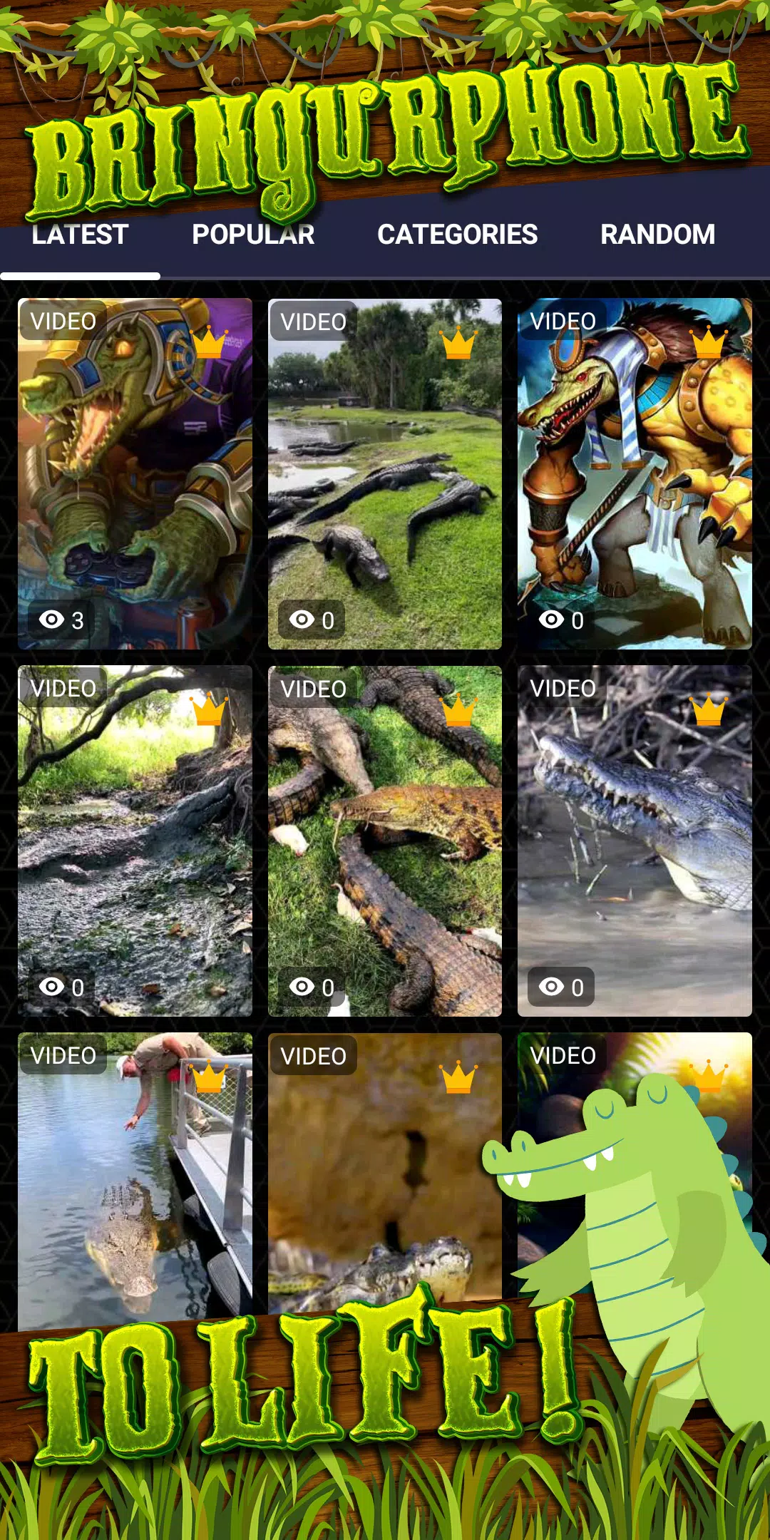 crocodile wallpaper Screenshots