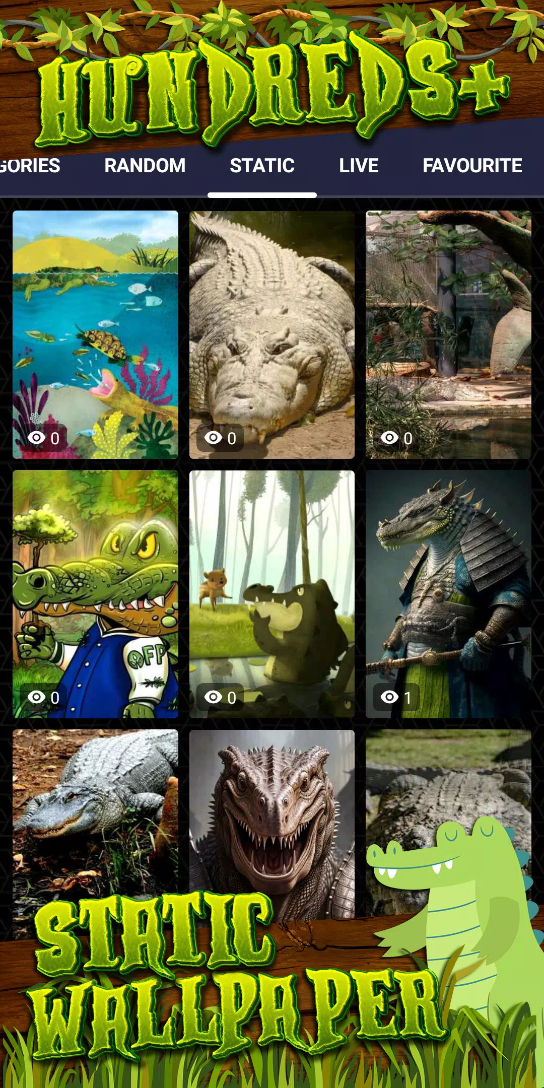 crocodile wallpaper Screenshots