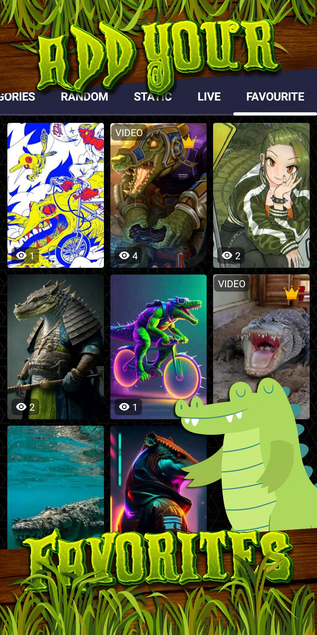 crocodile wallpaper Screenshots