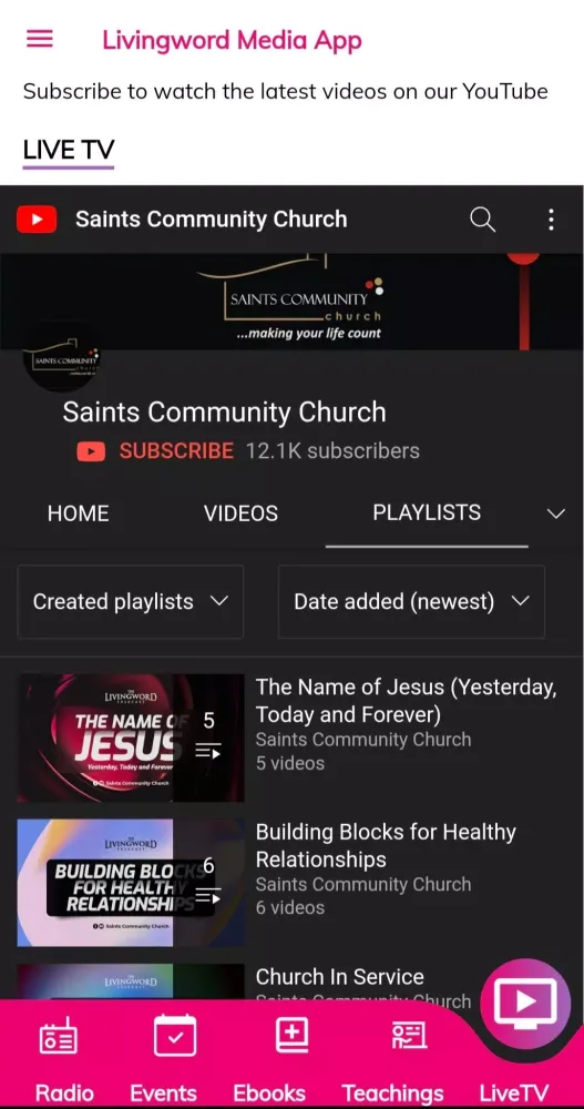 Saints Community Church Screenshots