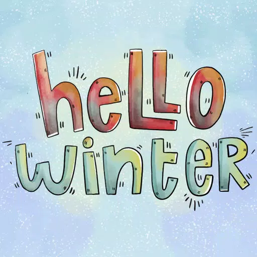 Hello Winter Coming Sticker Hello Winter Coming Sticker