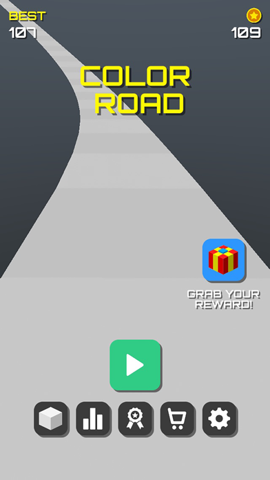 Ảnh chụp màn hình của Curvy Road -  Color Road 3D