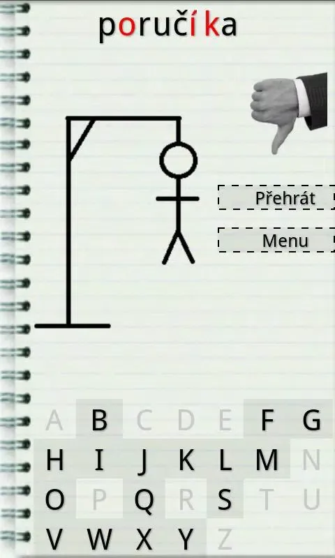 Pověsil muže, Česká hra zdarm Screenshots