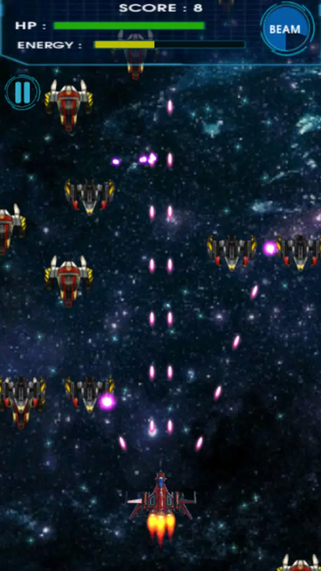 A Battle Aircraft Space Fighter : Explosive Game スクリーンショット