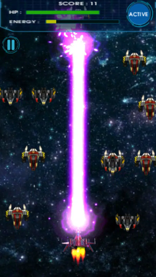 A Battle Aircraft Space Fighter : Explosive Game スクリーンショット