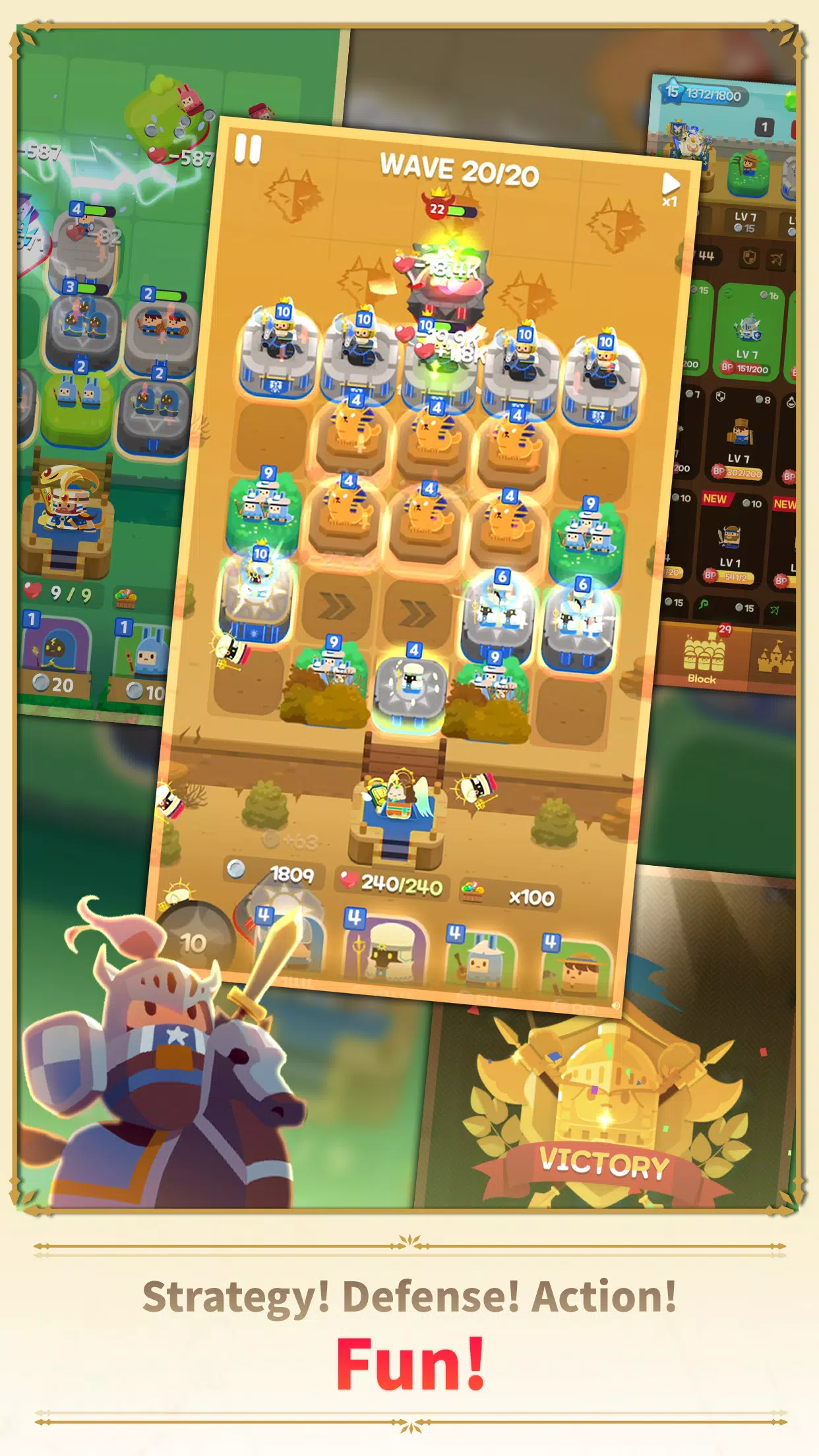 Merge Tactics: Kingdom Defense Screenshots