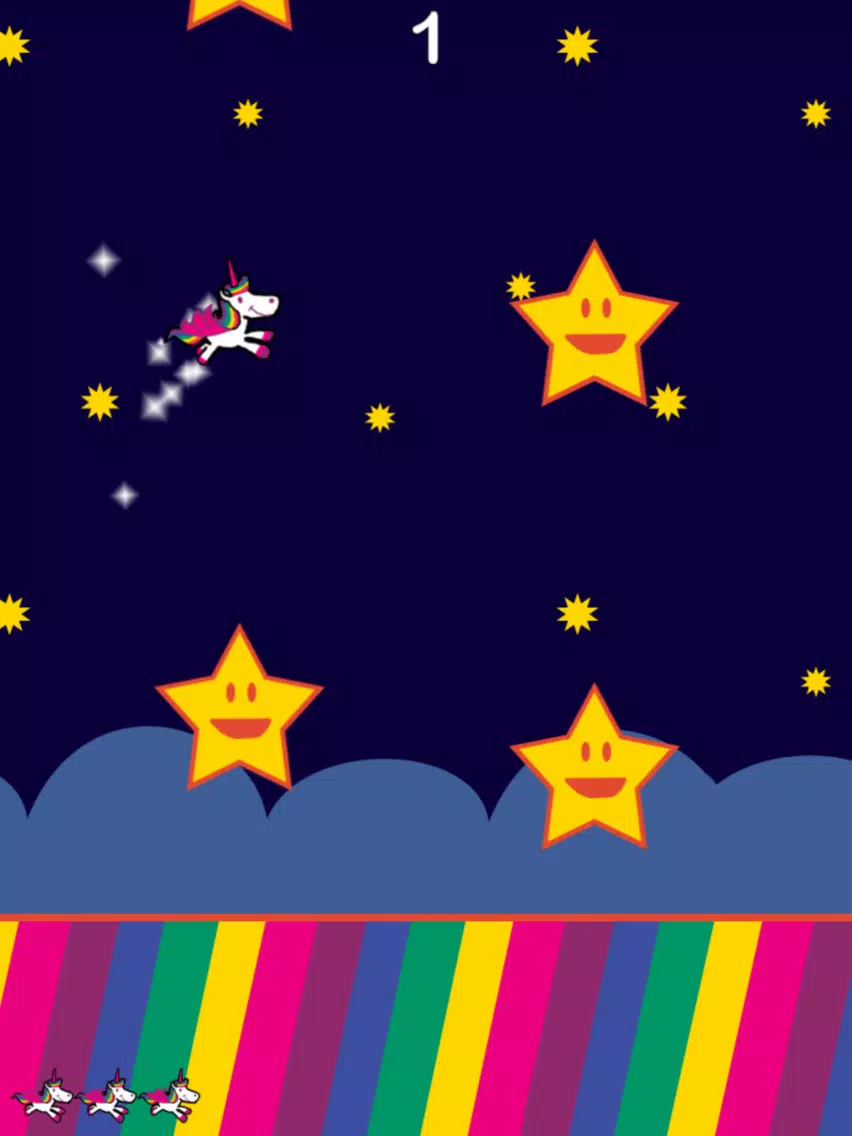 Dodger the Unicorn - Flappy Adventure iPad  স্ক্রিনশট