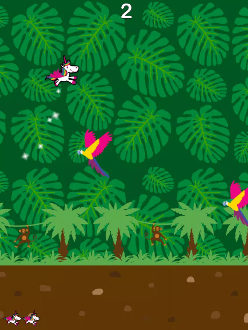 Dodger the Unicorn - Flappy Adventure iPad  স্ক্রিনশট